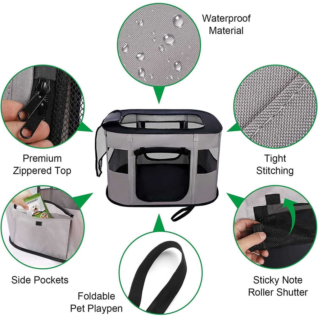 Portable Collapsible Pet Playpen C21930