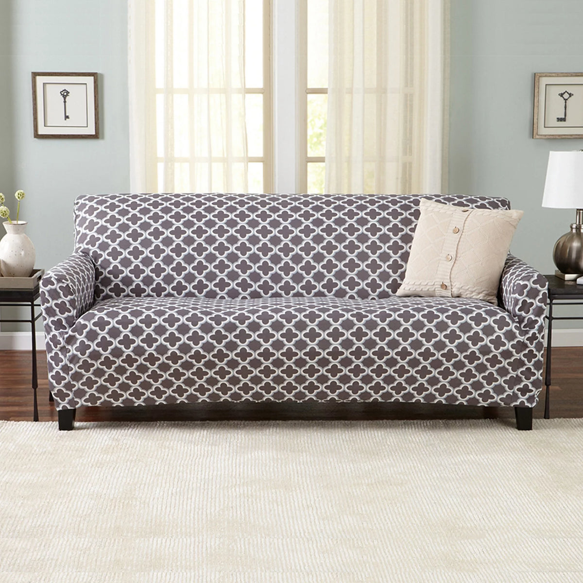 Printed Washable Sofa Slipcover J452
