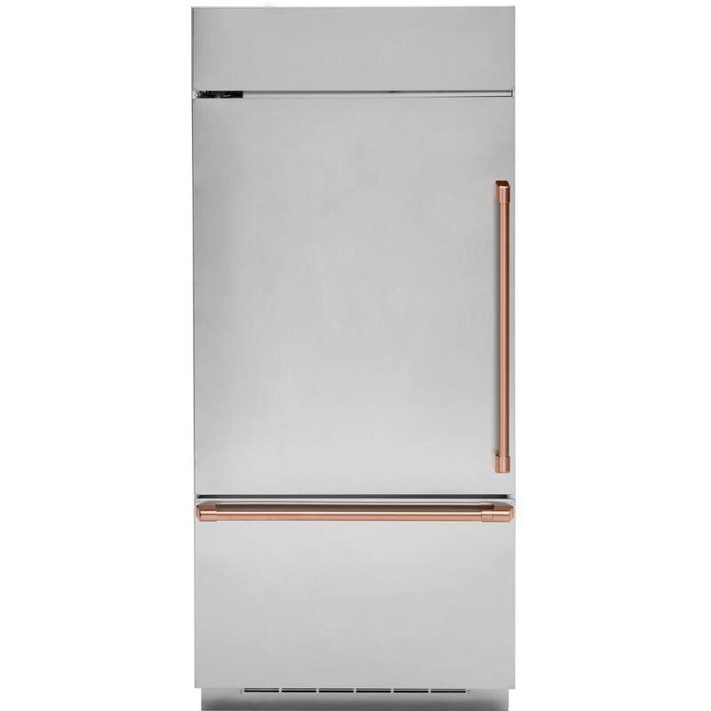 Bottom Freezer Refrigerator Handle Kit in Brushed Copper W395008