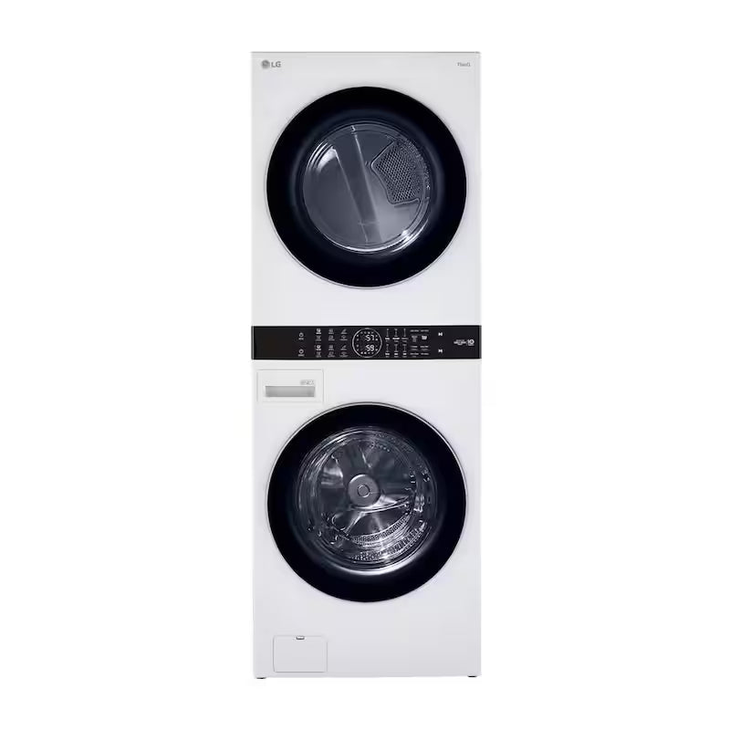 4.5 Cu.Ft. Front Load Washer & 7.4 Cu.Ft. Electric Dryer in White W4121