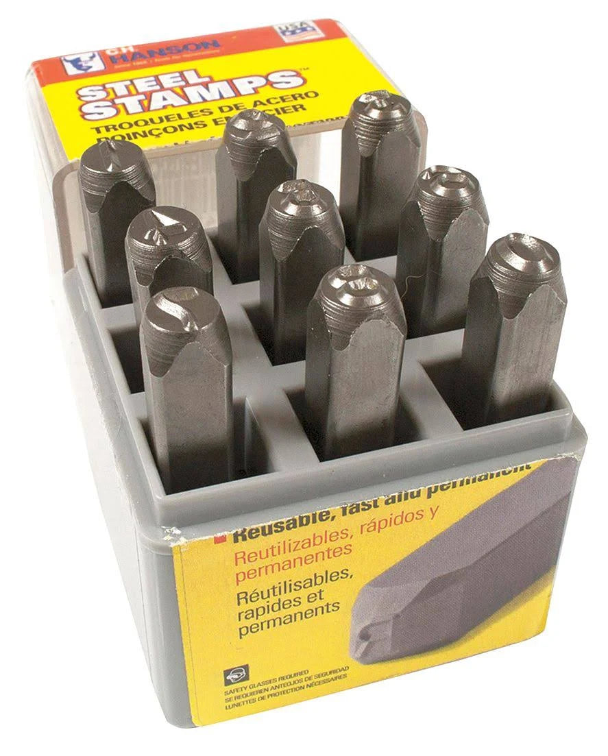 3/8 Round Face Steel Number Set Z556103