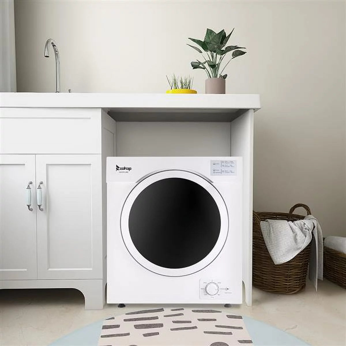Cotton-White 5.5kg Drum Dryer J1008