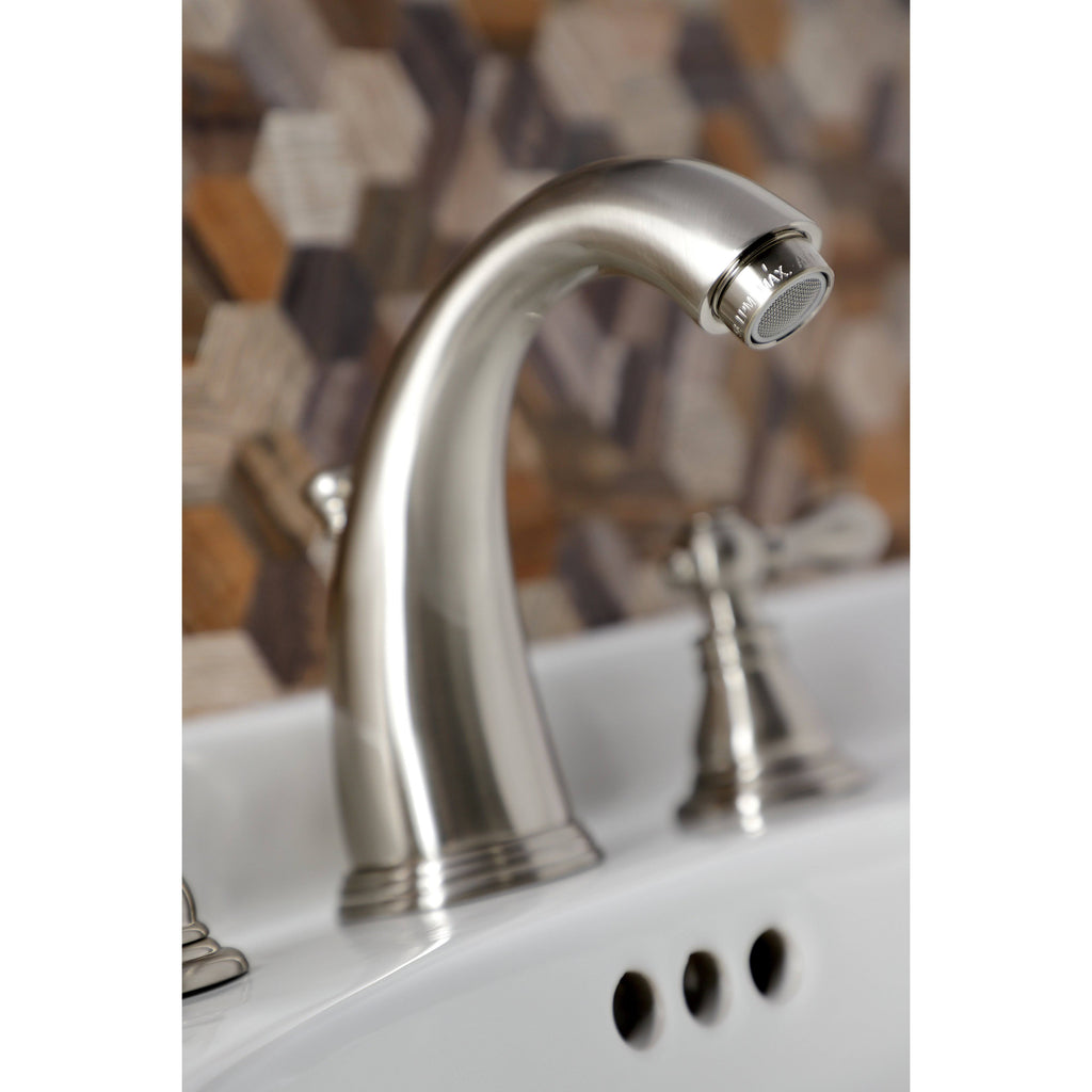 Widespread Bathroom Faucet with Pop-Up Brushed Brass L95246