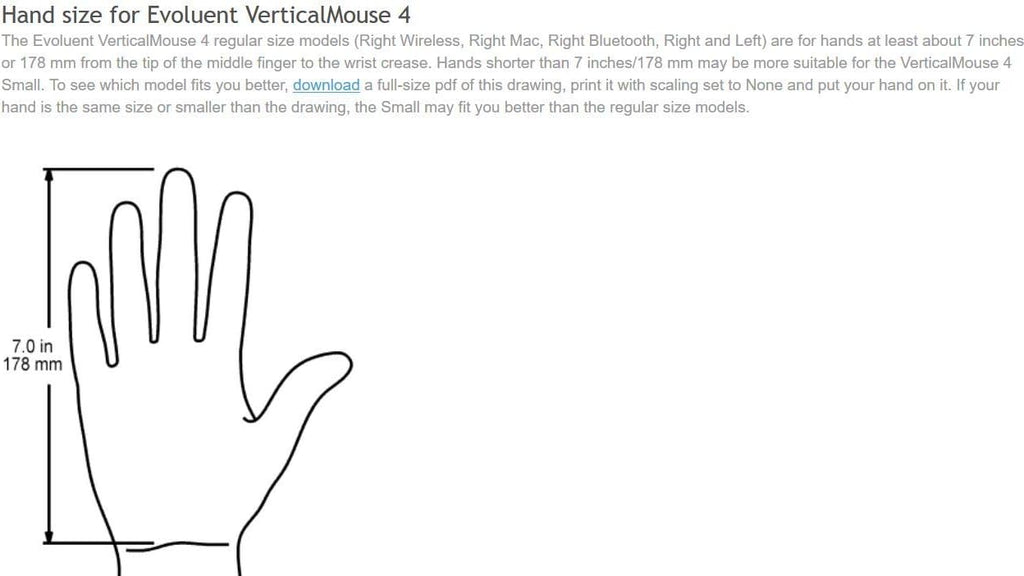 Ergonomic Mouse with Wireless Connection Small Size E688