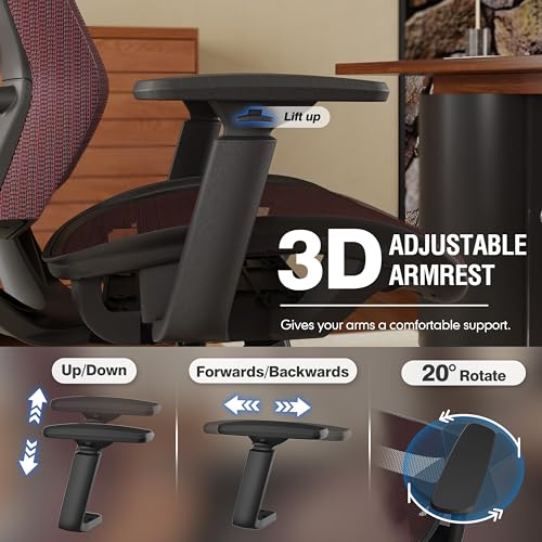 Black Mesh Ergonomic Office Chair R1192