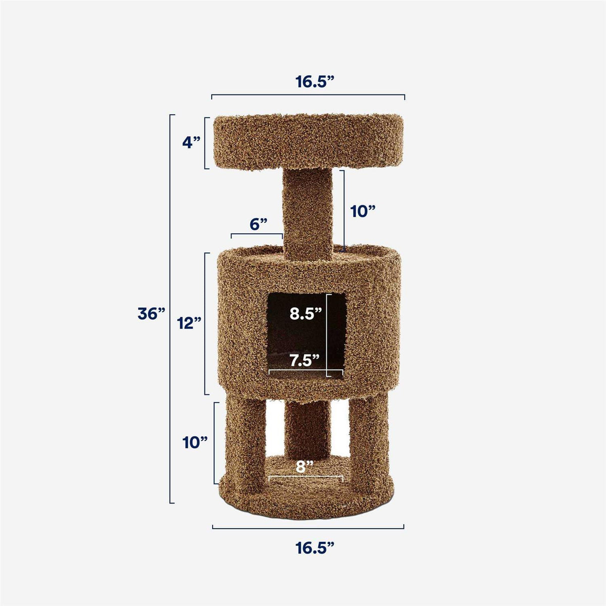 3-Level Cat Tree with Condo V625