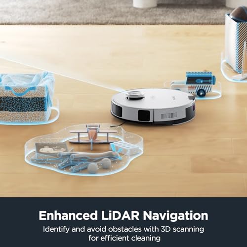 Robot Vacuum and Mop Combo with Self Emptying Station I283828