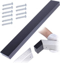 Handrail Connector 400mm Internal Spline POM Rectangular Stainless Steel Aluminum Black C88679