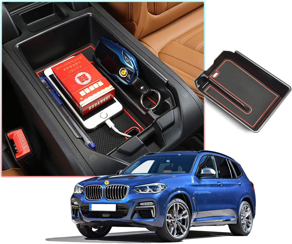 Center Console Organizer Tray Red Pack of 2 V692