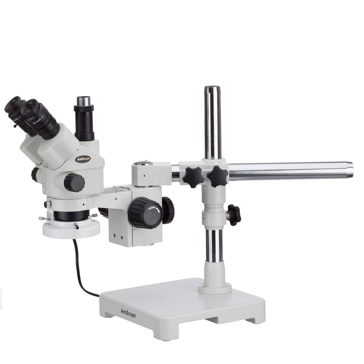 3.5X-90X Simul-Focal Stereo Zoom Microscope with Ring Light B944