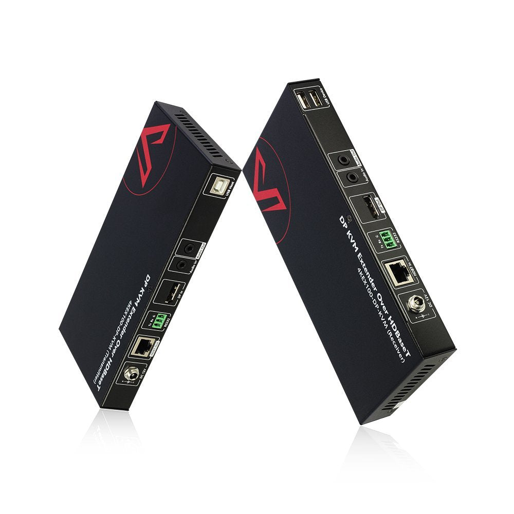 HDMI USB Extender KVM, 100m 4K 60Hz Over Cat5e/6a, 4 Ports USB2.0, POE D4454