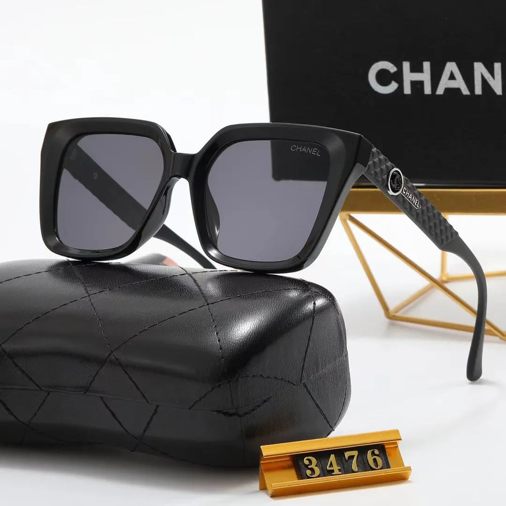 Double C Rhombic Temple Polarized Sunglasses Z252663