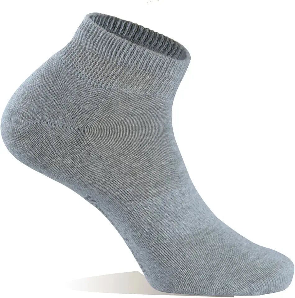 Cotton Diabetic Low Cut Socks with Seamless Toe, 5 Pairs V900
