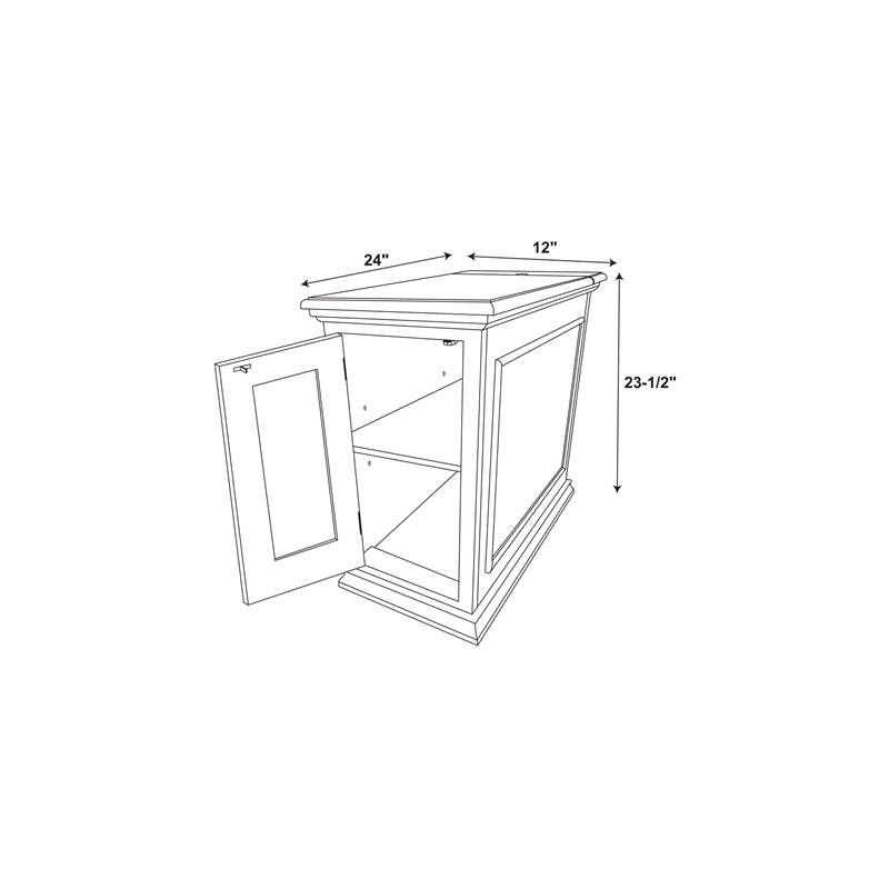 Cream Shutter Cabinet S85971