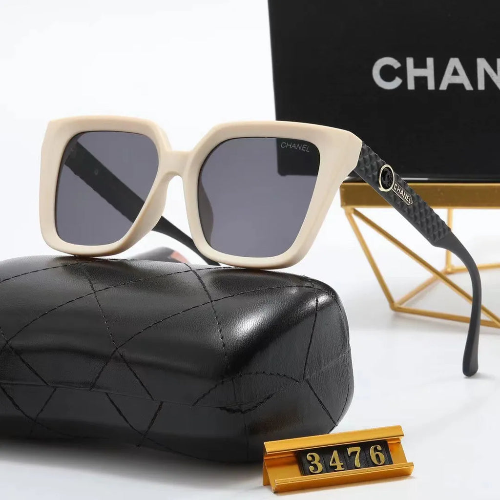 Double C Rhombic Temple Polarized Sunglasses Z252663