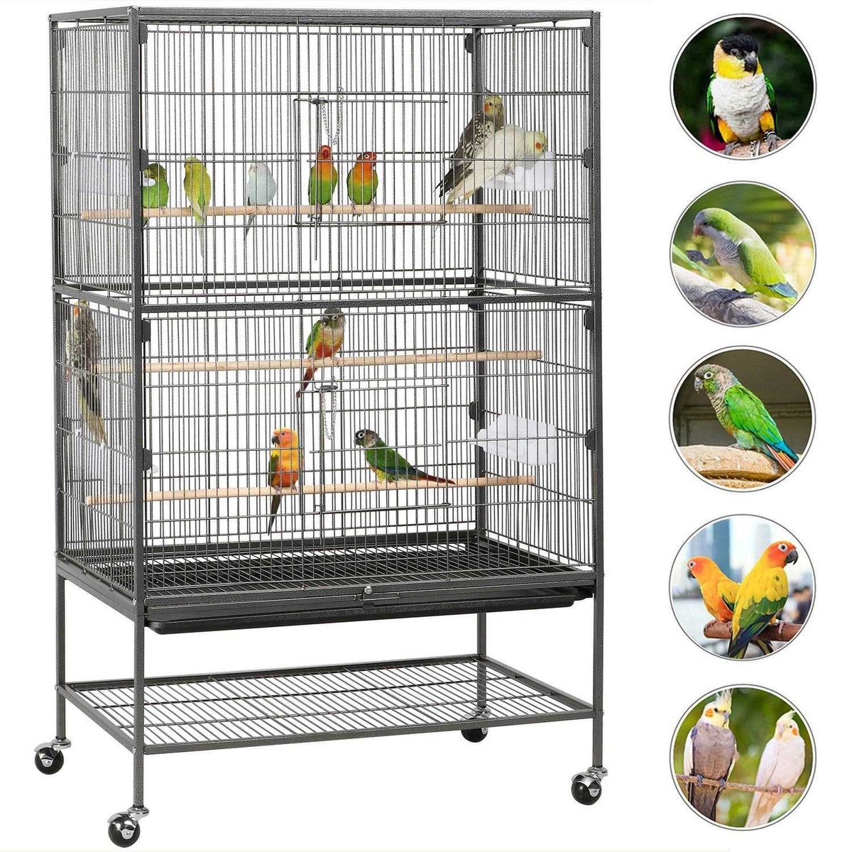 52-in Rolling Bird Cage U924