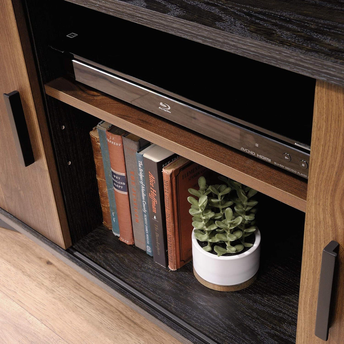 Credenza, Brew Oak Finish F36065