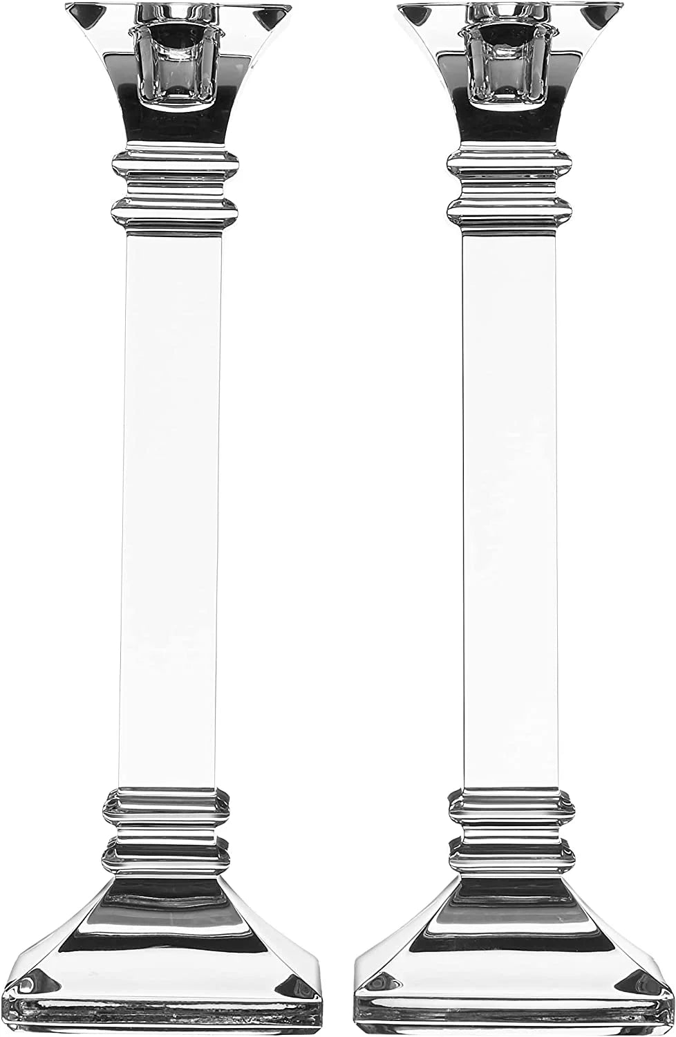 Clear Crystalline Candlestick Set of 2 Y206389