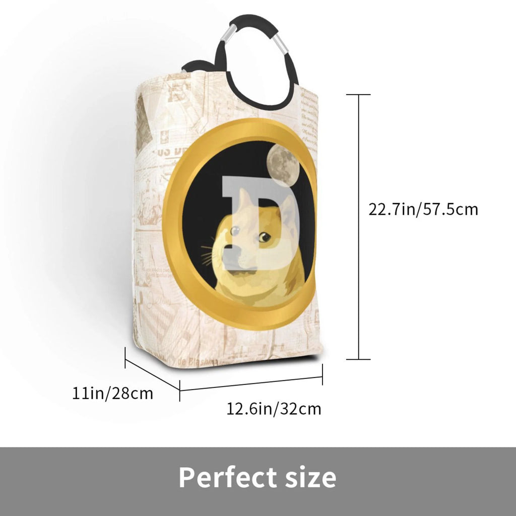 50L Rectangular Laundry Hamper with Aluminum Handles S959812
