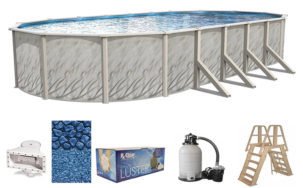 12' x 24' x 52 Oval Above-Ground Swimming Pool Y1406