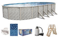 12' x 24' x 52 Oval Above-Ground Swimming Pool Y1406
