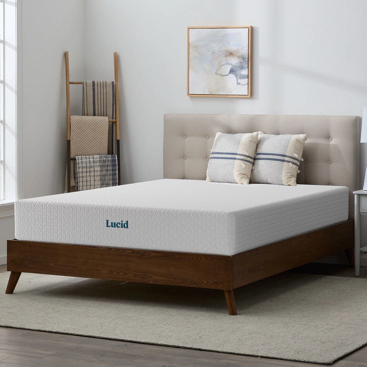 10" Gel Memory Foam Mattress, Firm, Queen W817198