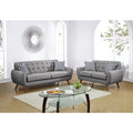 2 Piece Fabric Sofa Loveseat Set T119