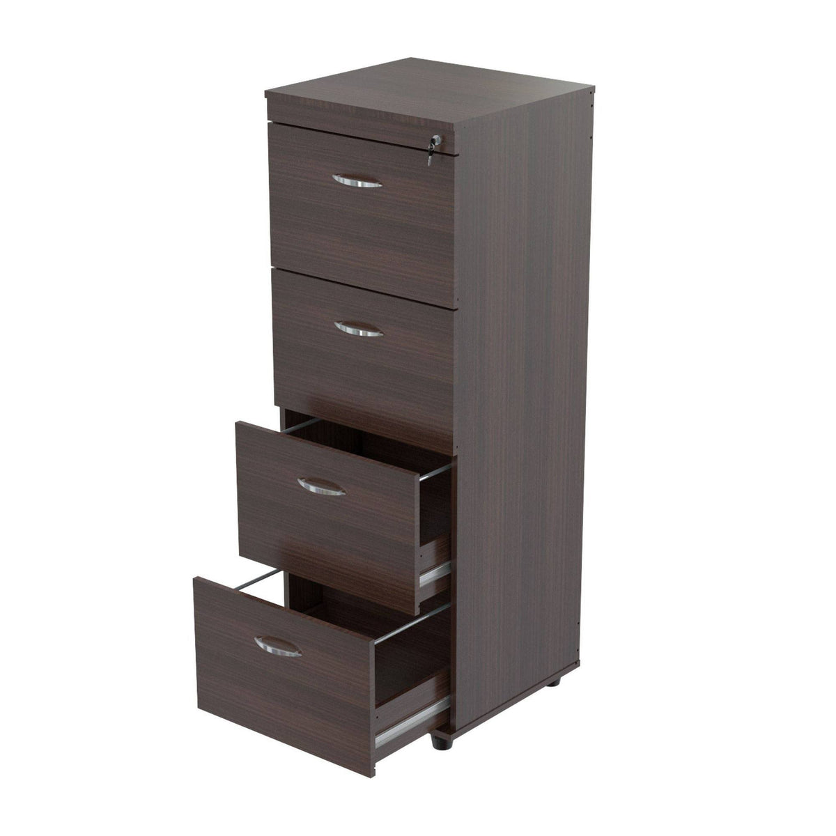 4-Drawer Espresso File Cabinet R177