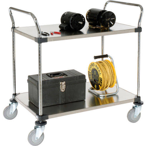 Stainless Steel Utility Cart 2 Shelves K6875