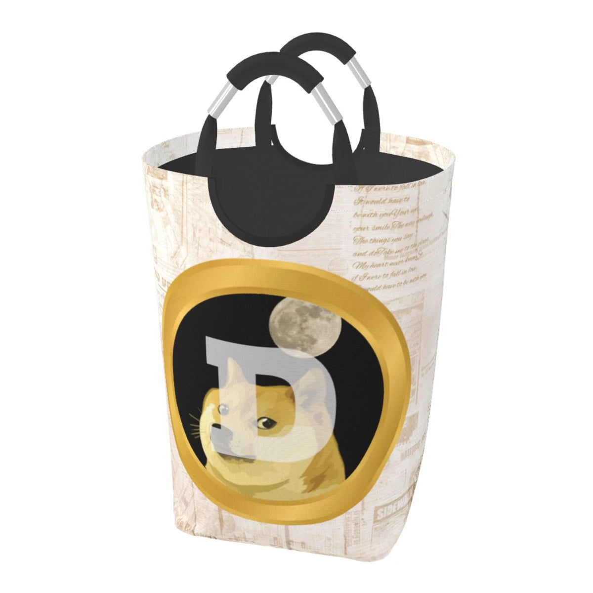 50L Rectangular Laundry Hamper with Aluminum Handles S959812