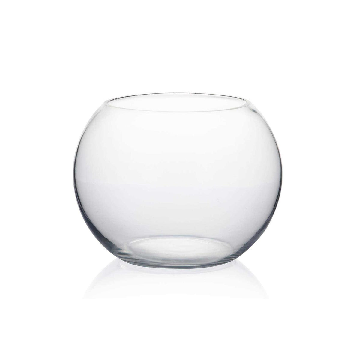 Clear Bubble Bowl Glass Vase U232980