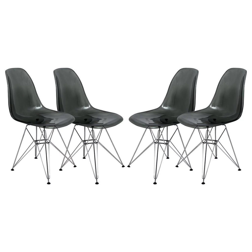 Molded Eiffel Side Chair Set of 4 V61687