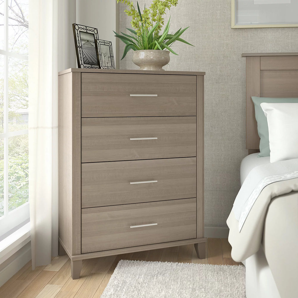 Ash Gray 4 Drawer Chest N678