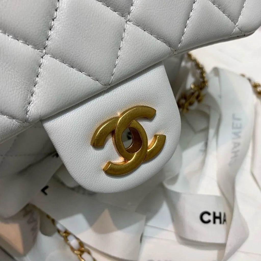 White Mini Flap Bag R622288