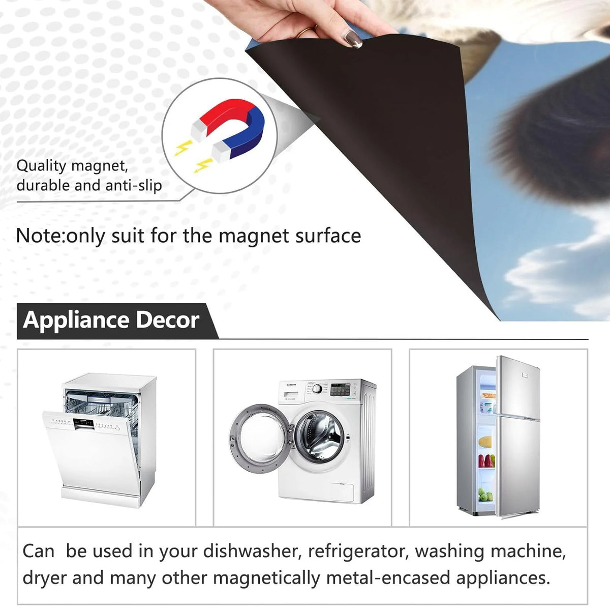 Magnetic Dishwasher Sticker 23x26in P758