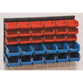 30-Bin Wall-Mount Parts Rack D21692