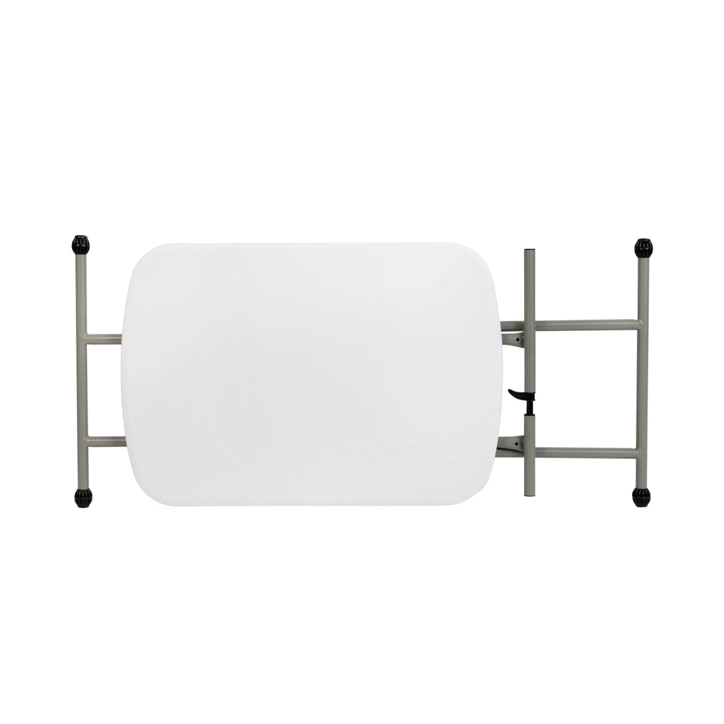 26 Inch Granite White Plastic Folding Table O625944