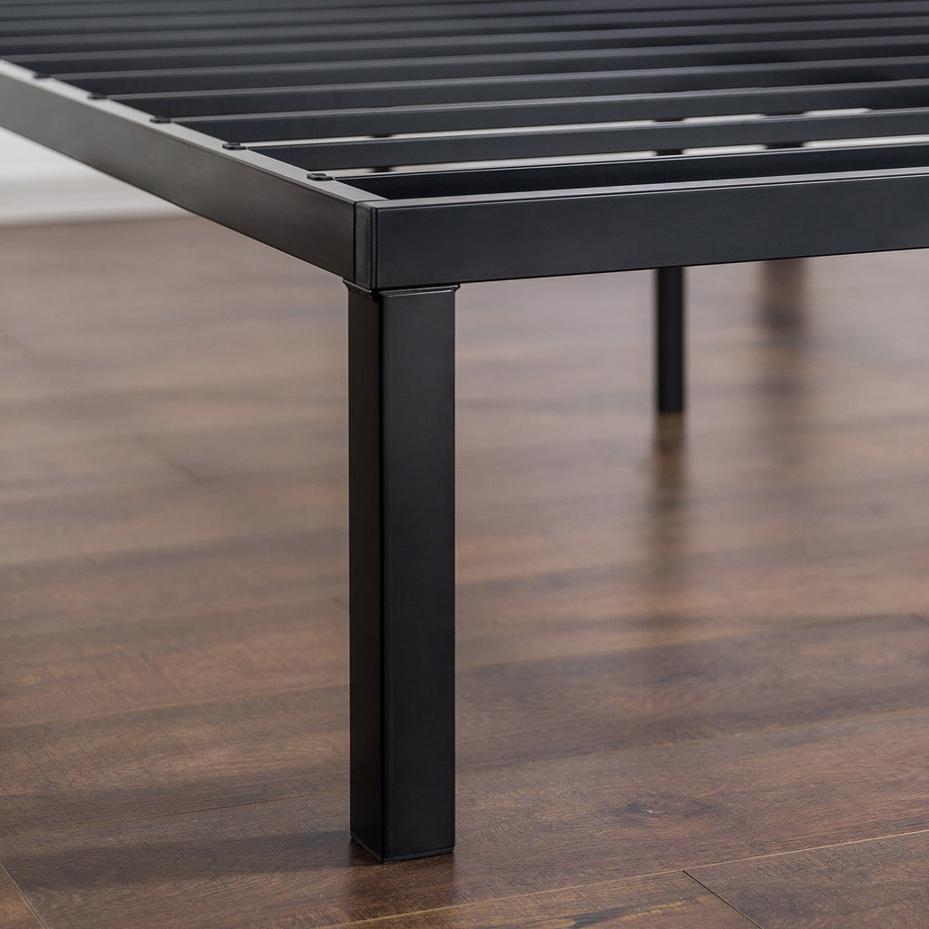 16" Metal Platform Bed Frame with Steel Slats, Full G428