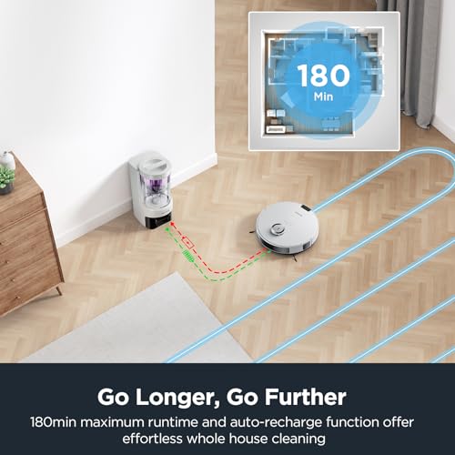 Robot Vacuum and Mop Combo with Self Emptying Station I283828