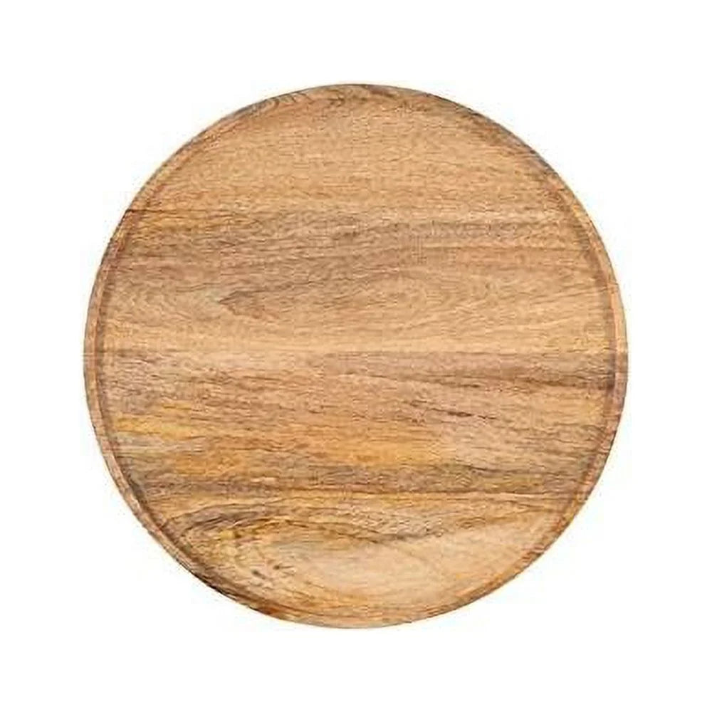 Wood And Aluminum Side Table X8379