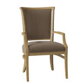 Upholstered King Louis Back Arm Chair Q294