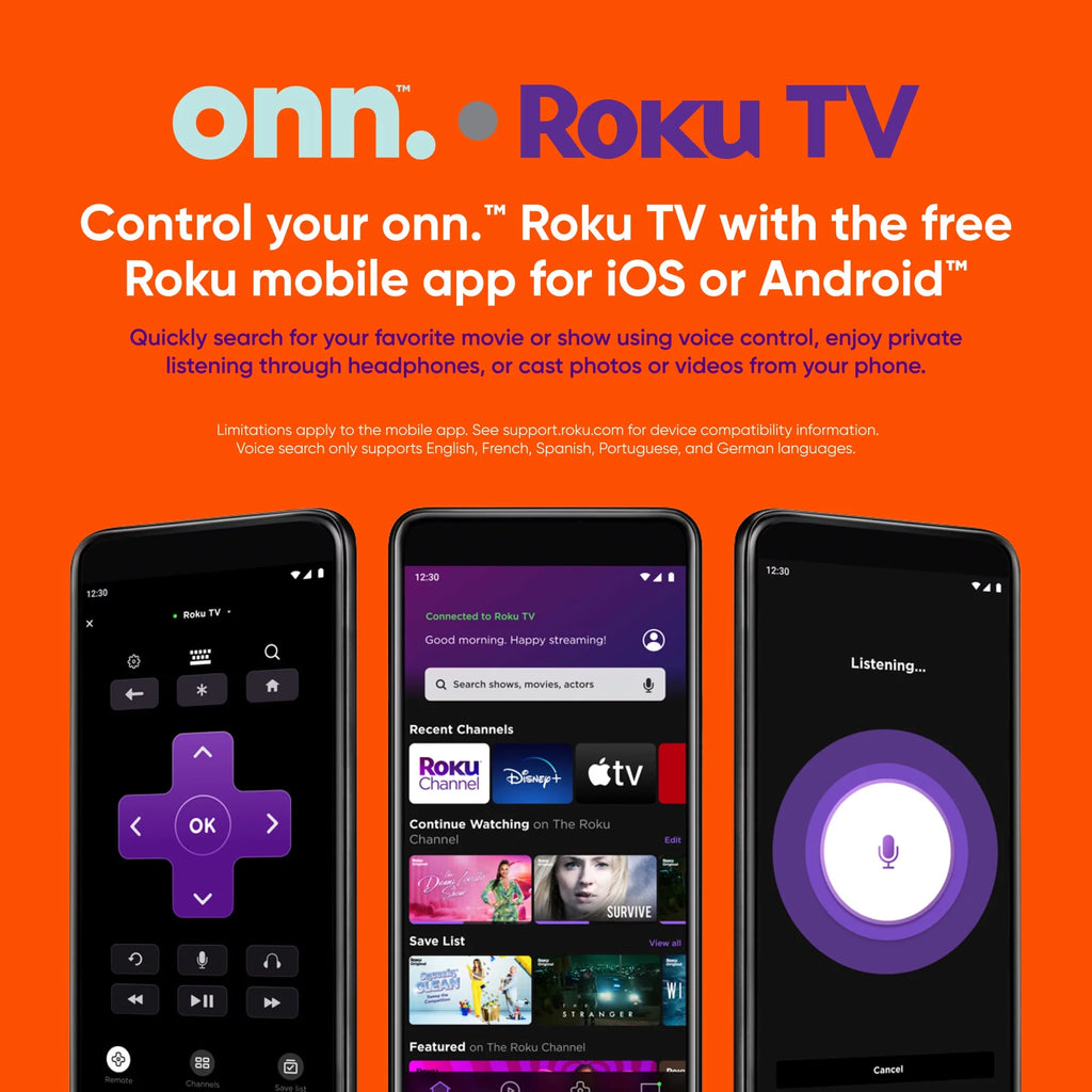 32" Class HD LED Roku Smart Television W9302