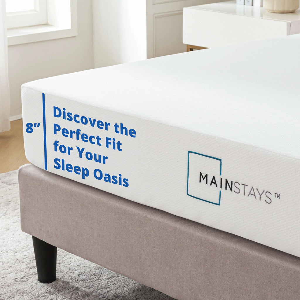 Green Tea Infused Memory Foam Mattress, Twin N70417