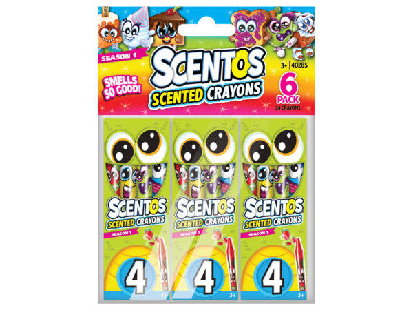 24 Scentos Scented Crayon Value Pack C29920