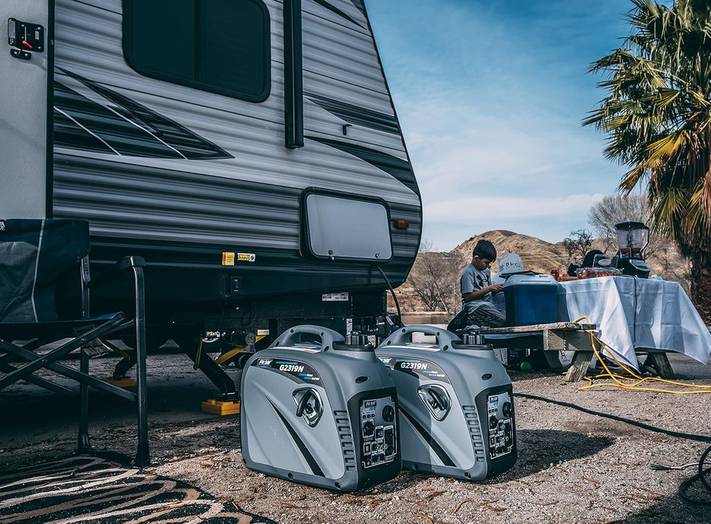 2300W Portable Gas-Powered Inverter Generator with USB Outlet Z4285