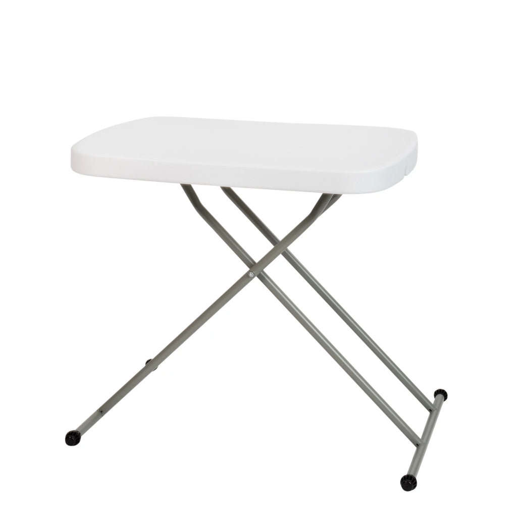 26 Inch Granite White Plastic Folding Table O625944