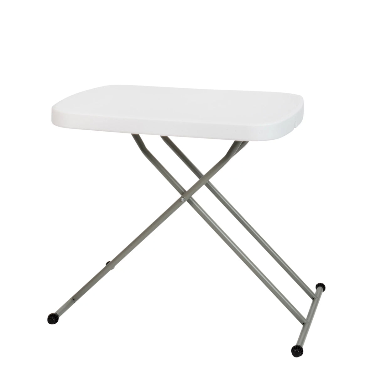 26 Inch Granite White Plastic Folding Table O625944