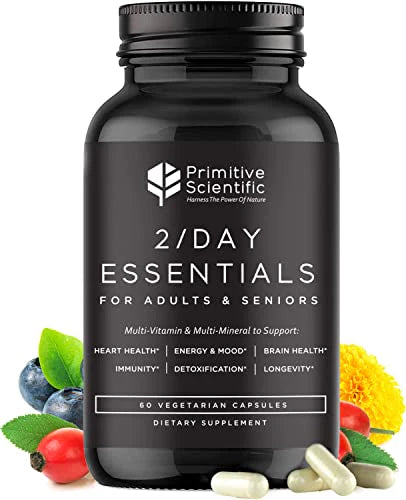 Whole Food Multivitamins with Vitamin A, C & D3, 60 Caps P286112