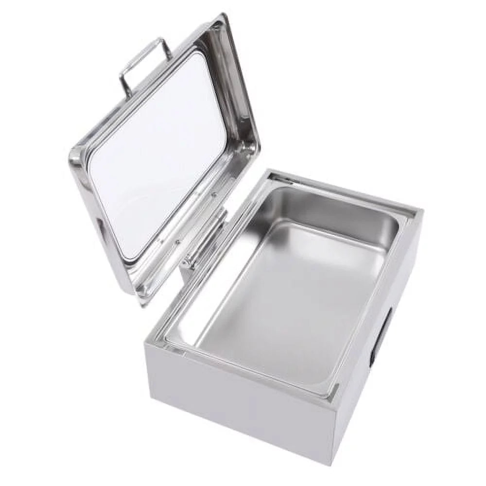 Stainless Steel 9QT Electric Chafing Dish with Lid T8560