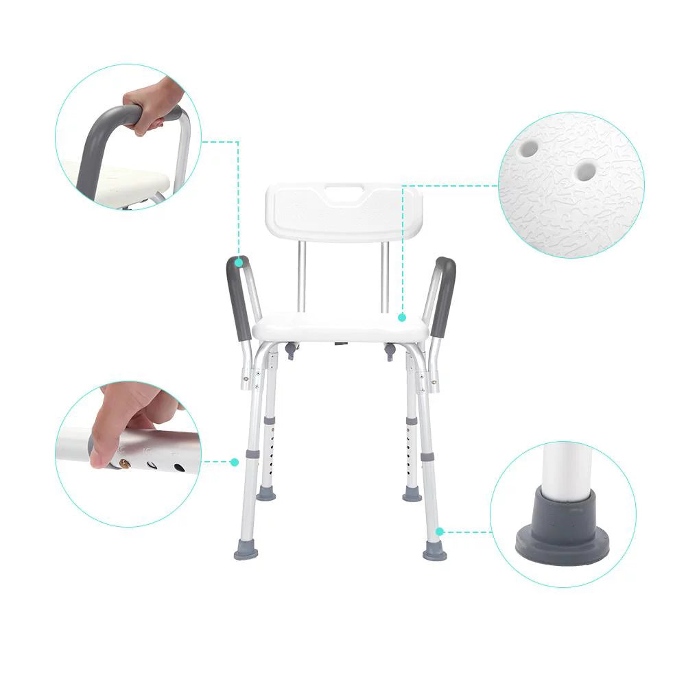 Heavy Duty Shower Chair with Arms F310992